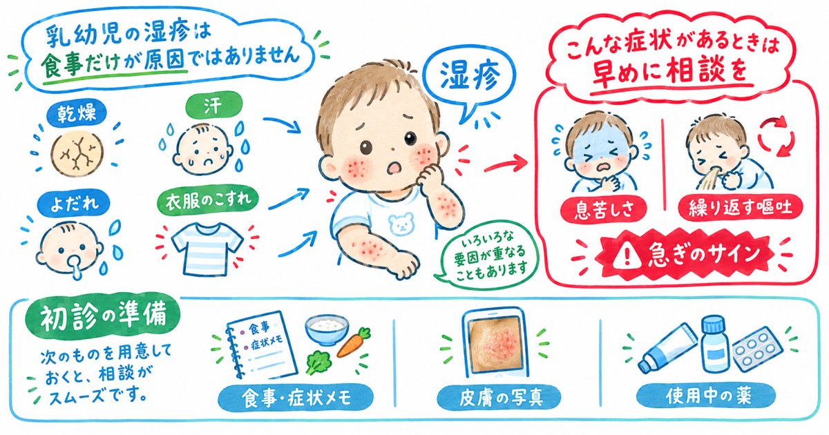 東海市でお子様の湿疹を相談するなら｜受診の目安や小児科の選び方を医師が解説